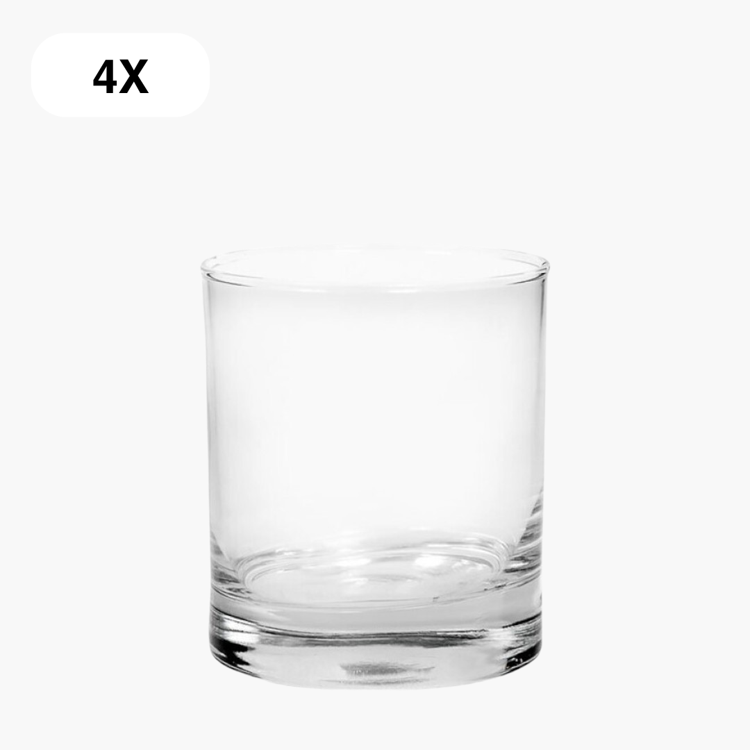Drinkglazen - 310ml - 4 Stuks - Drinkglazen Set - Limonade Glazen - Cocktail Glazen - Water Glazen