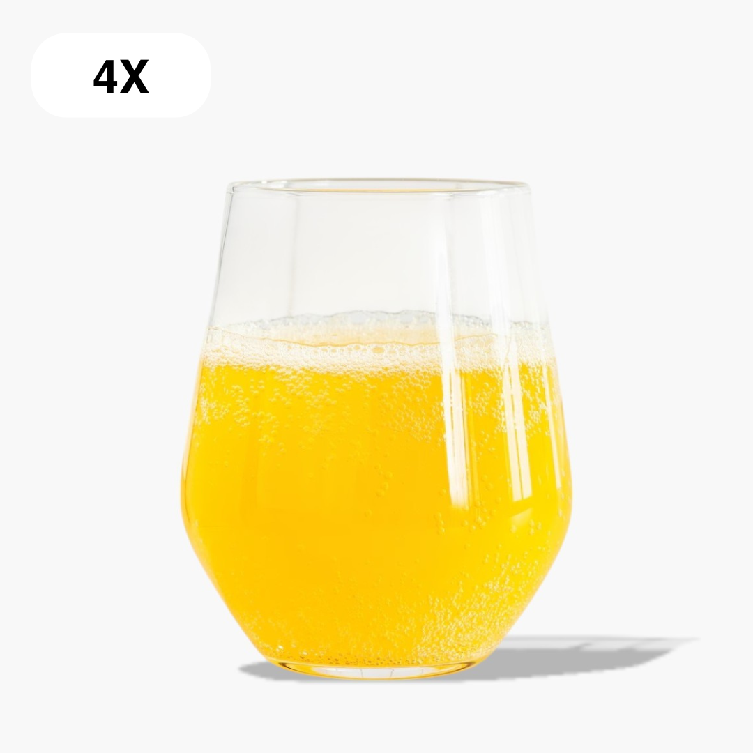 Drinkglazen - 460ml - 4 Stuks - Long Drink Glazen Set - Limonade Glazen - Cocktail Glazen - Water Glazen - Longdrinkglazen